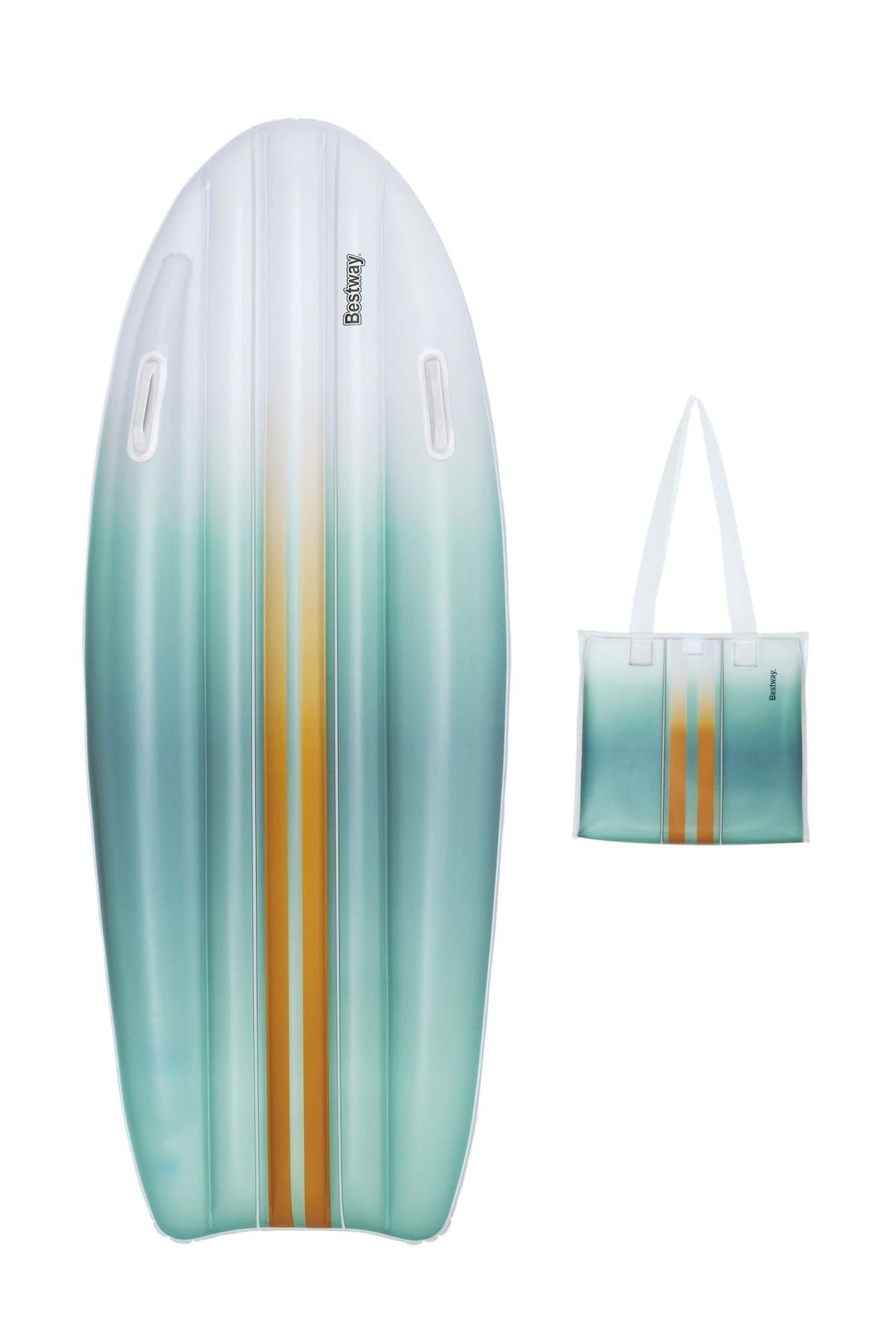 Cyan Beach Tote & Matching Inflatable Float Set, 13-in P0P0 - product image 1
