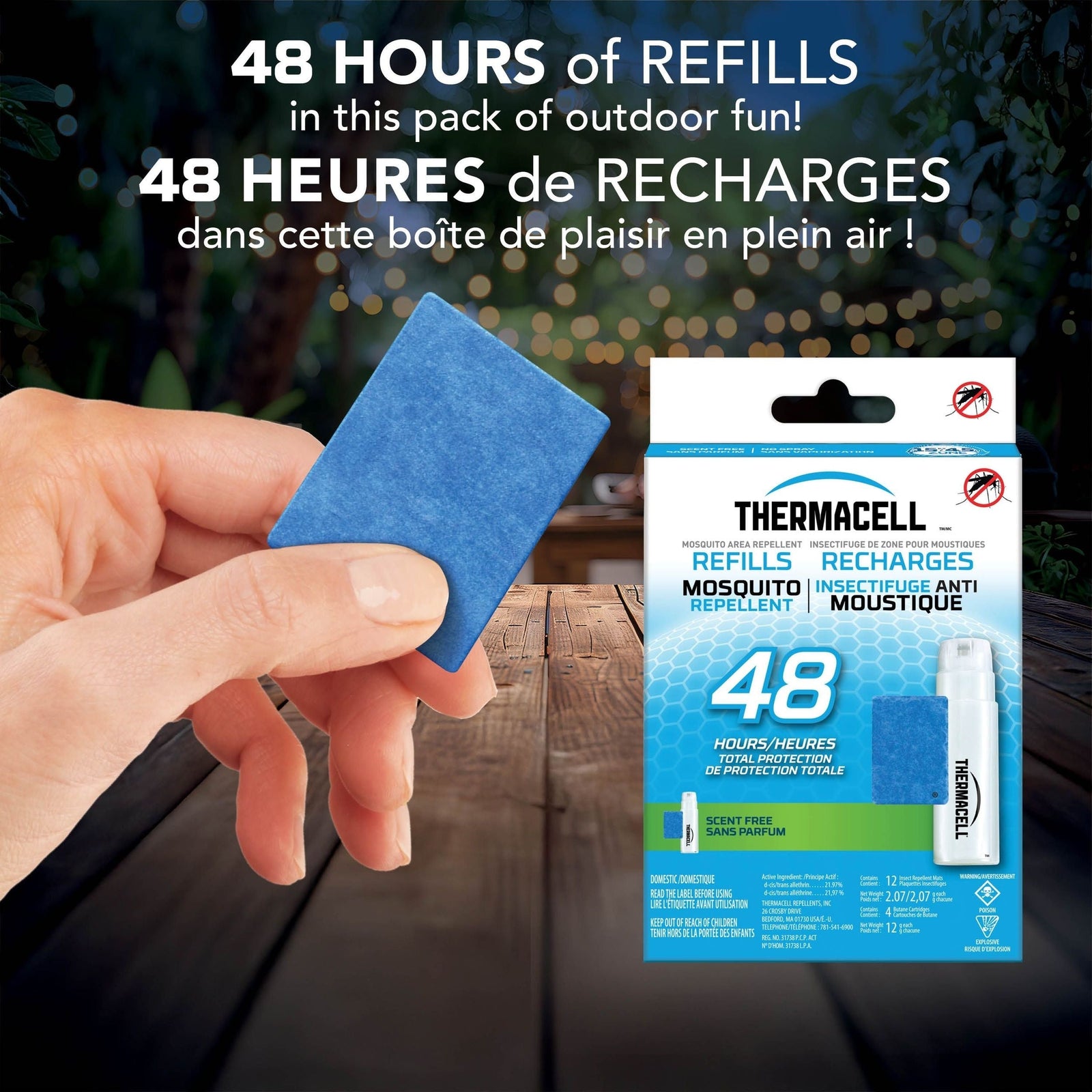 Fuel-ZoneGuard Fuel Powered Mosquito Repellent 48-Hr Refill Pack S3K1 - product image 6