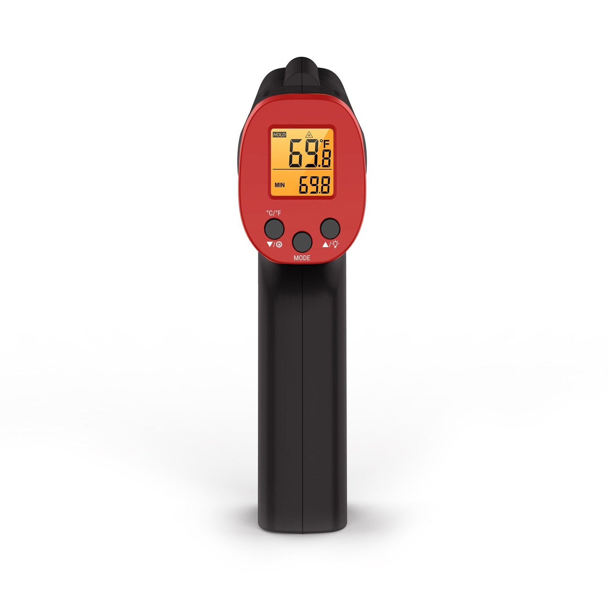 Digital Read Infrared Thermometer Gun with Backlight Display, Red Q2P7 - product image 1