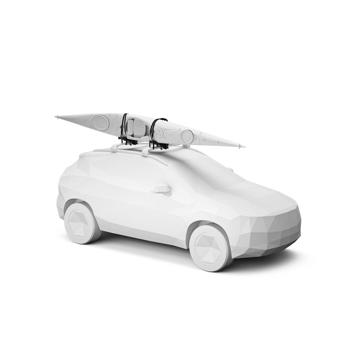Compass Black Vertical Kayak Rack with Hardware F2S8 - product image 1