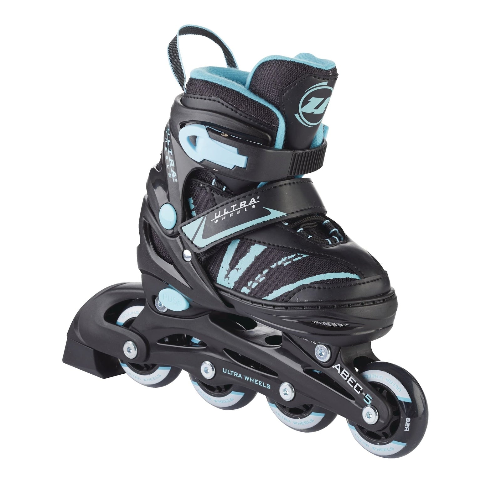 Wheels Adjustable Inline Skates, Teal, Assorted Sizes H3I7 - product image 1