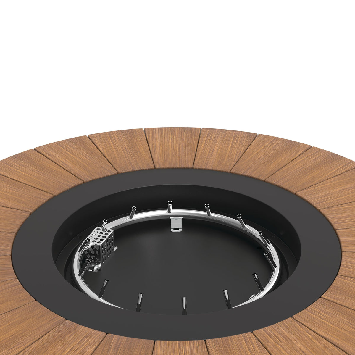 Round Outdoor Gas Fire Table, 65,000 BTUs, 36-in A9E3 - product image 6