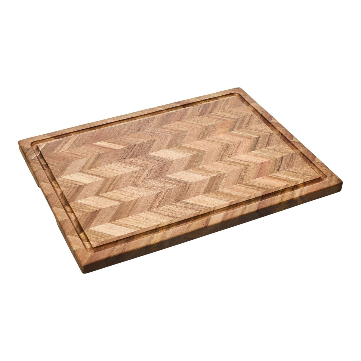 Herringbone Acacia Wood Board L8J6 - product image 1