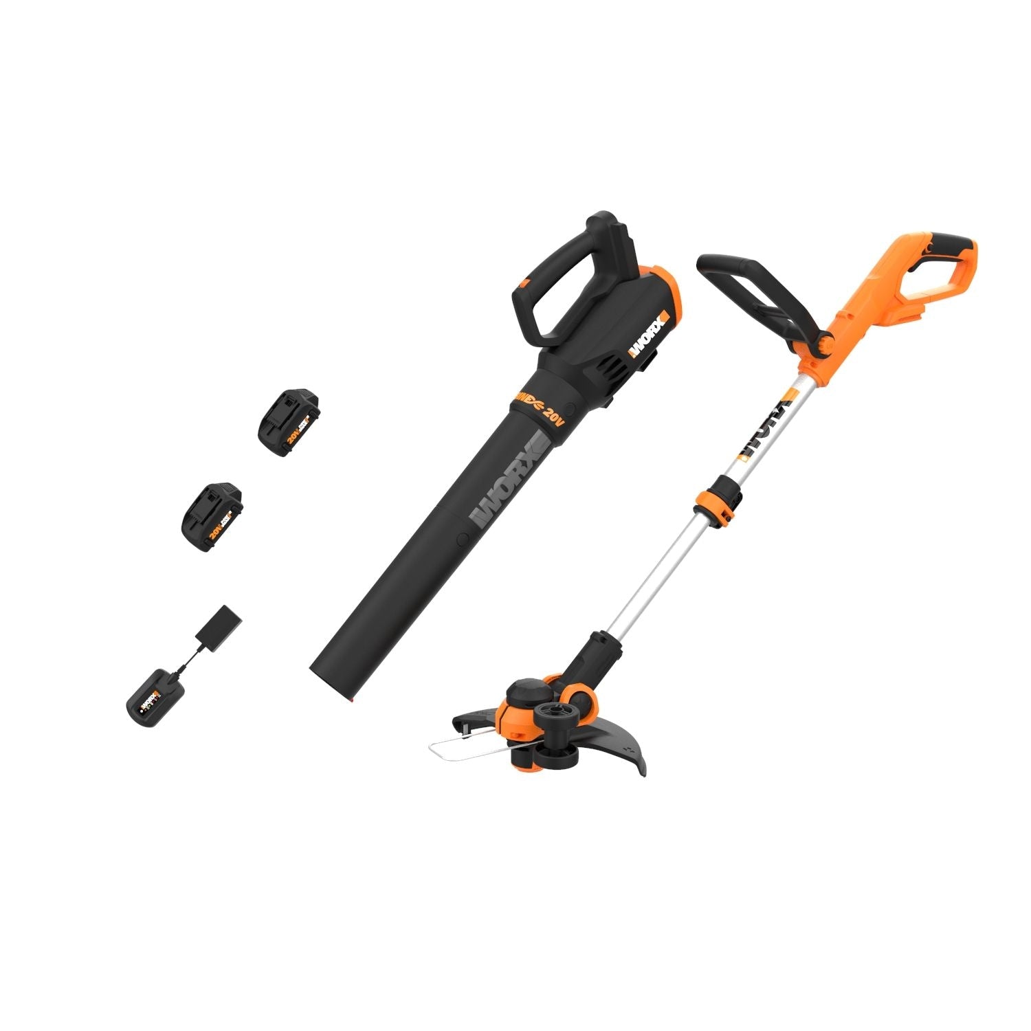 WG929 20V Power Share Cordless Grass Trimmer & Leaf Blower Combo Kit F5M5 - product image 1