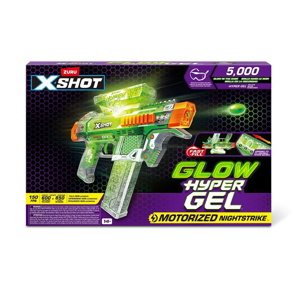 Hyper Gel Glow In The Dark NightStrike Blaster L0C8 - product image 1