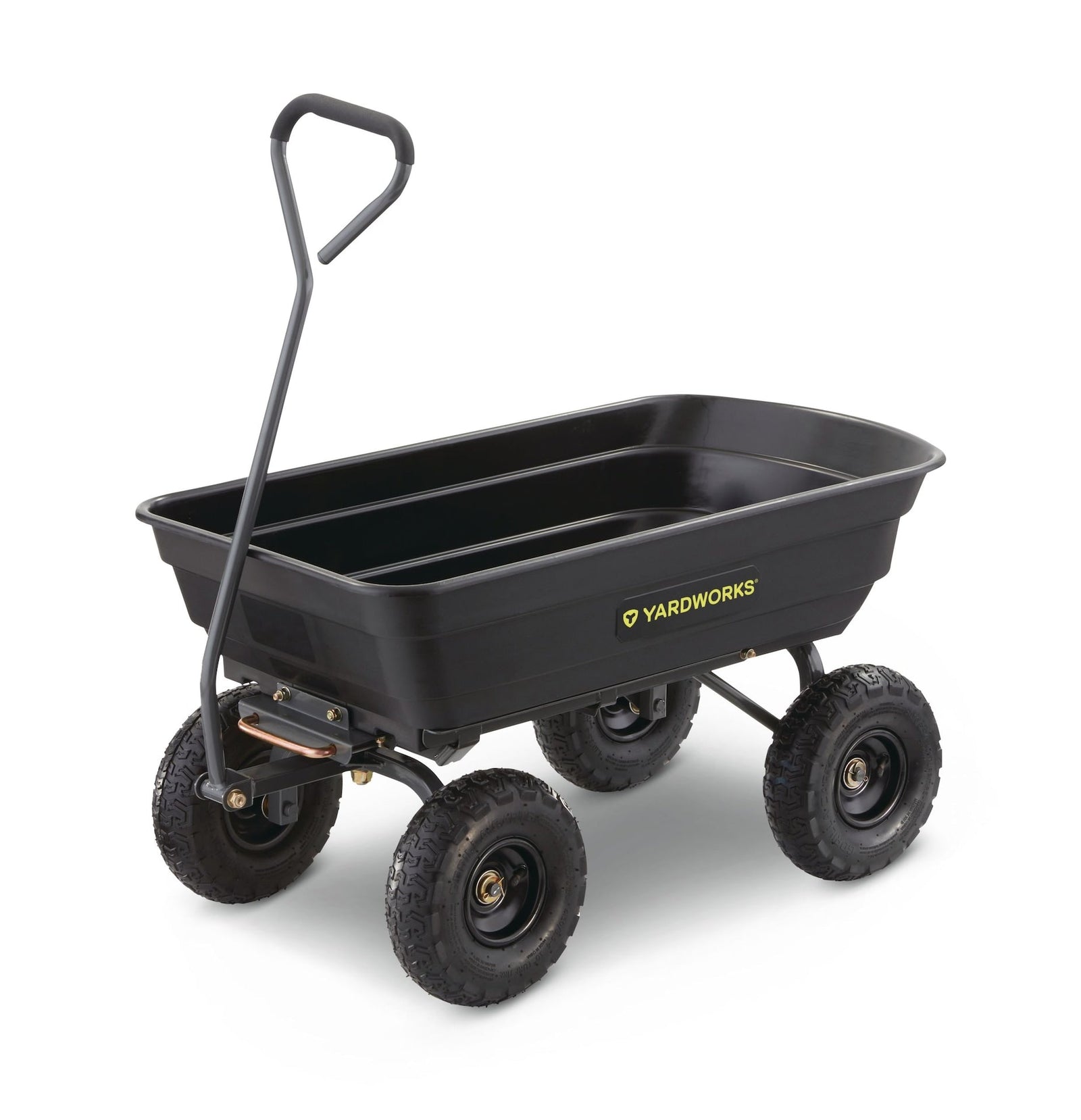 Poly Tray 4-Wheel Garden/Yard Cart, 600-lb A0R9 - product image 1