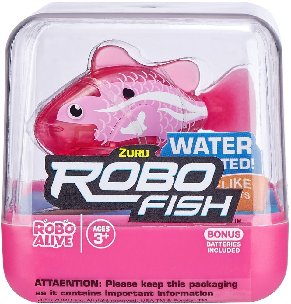 Robo Alive Robotic Fish Toy For Kids, Assorted, Ages 3+ N6A1 - product image 1