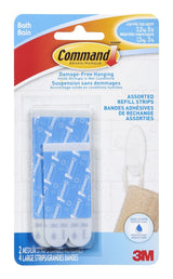 3M Command Bathroom Refill Strips, Assorted Sizes R3W6 - product image 1