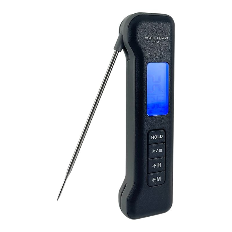 Pro Digital Instant Read Cooking/Meat Thermometer with Backlight Display, Black/Grey D4R5