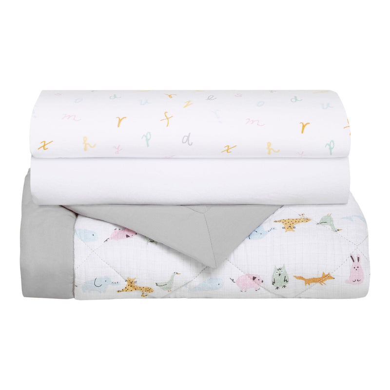 + Anais Alphabet Animals Bedding Set, 3-pc H1P7