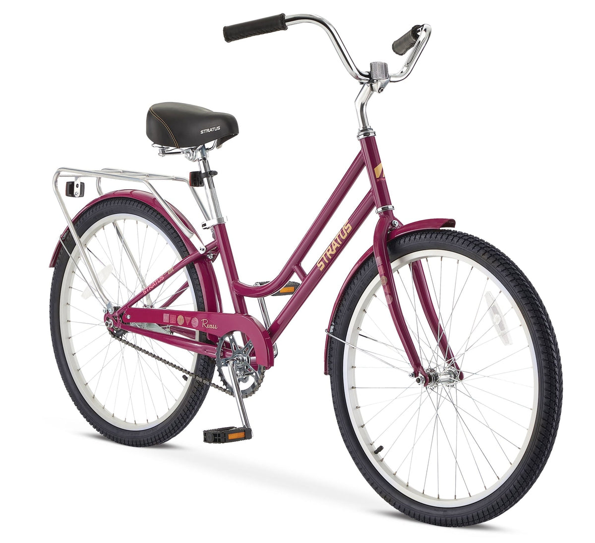 Stratus Recess Bicycle, 24-in Wheel, Single Speed, Steel Frame, Purple O5H8 - product image 1