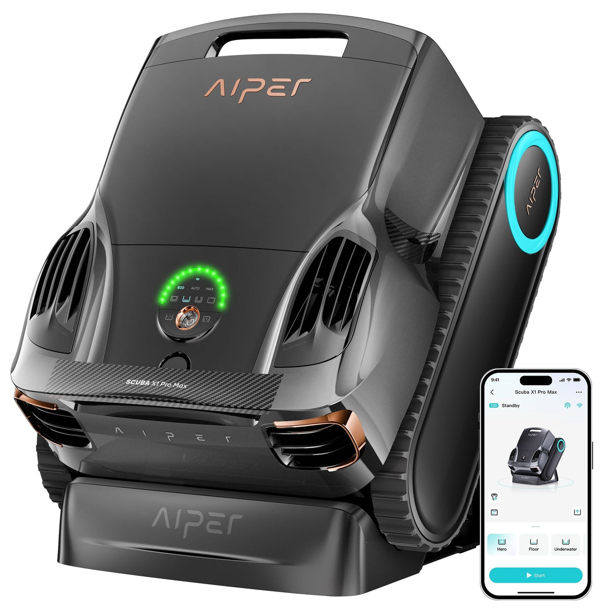 X1 Pro Max All‑In‑One Smart Cordless Robotic Pool Cleaner for Comprehensive Pool Care K6B2 - product image 1