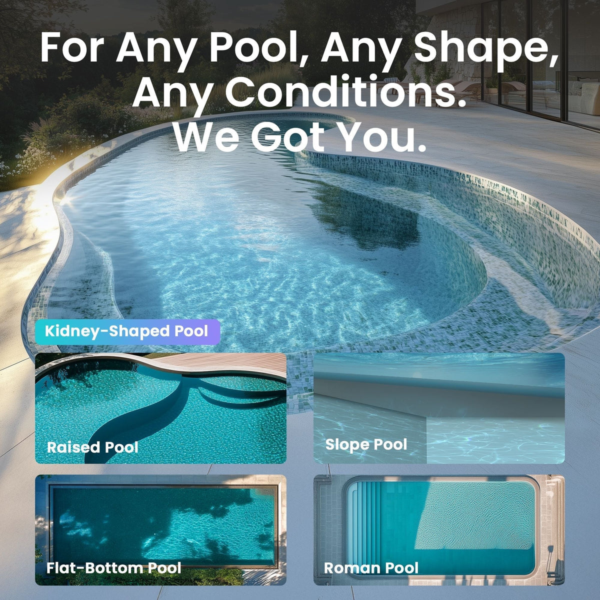 X1 Pro Max All‑In‑One Smart Cordless Robotic Pool Cleaner for Comprehensive Pool Care K6B2 - product image 2