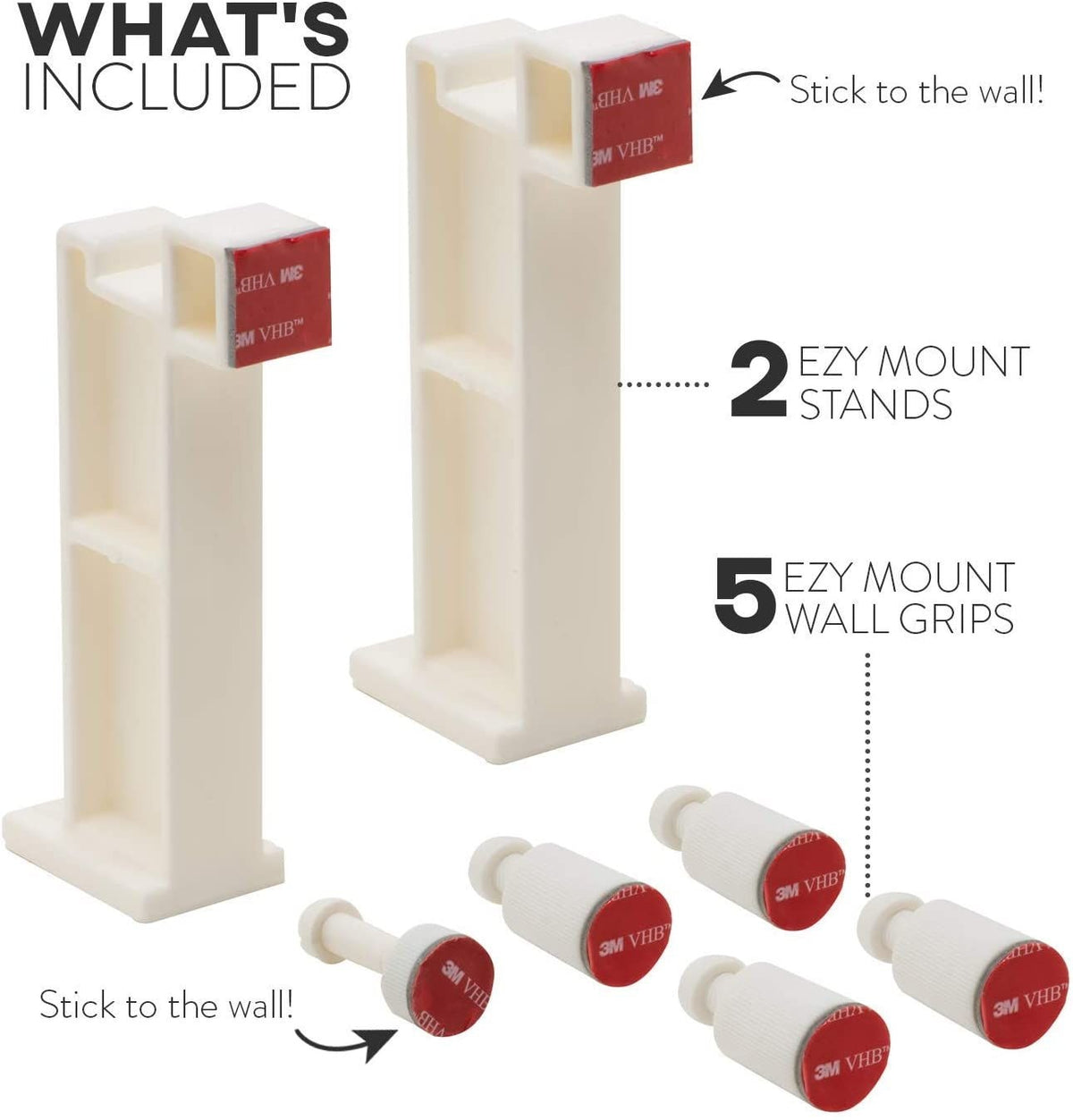 Heater Ezymount Drill-Less Mounting System, White H3T6 - product image 2