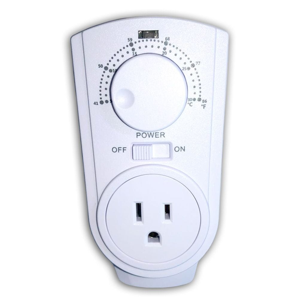 Heater Plug-in Thermostat for Portable Space Heater & AC, White N3E9 - product image 2