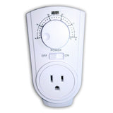 Heater Plug-in Thermostat for Portable Space Heater & AC, White X4X5 - product image 2