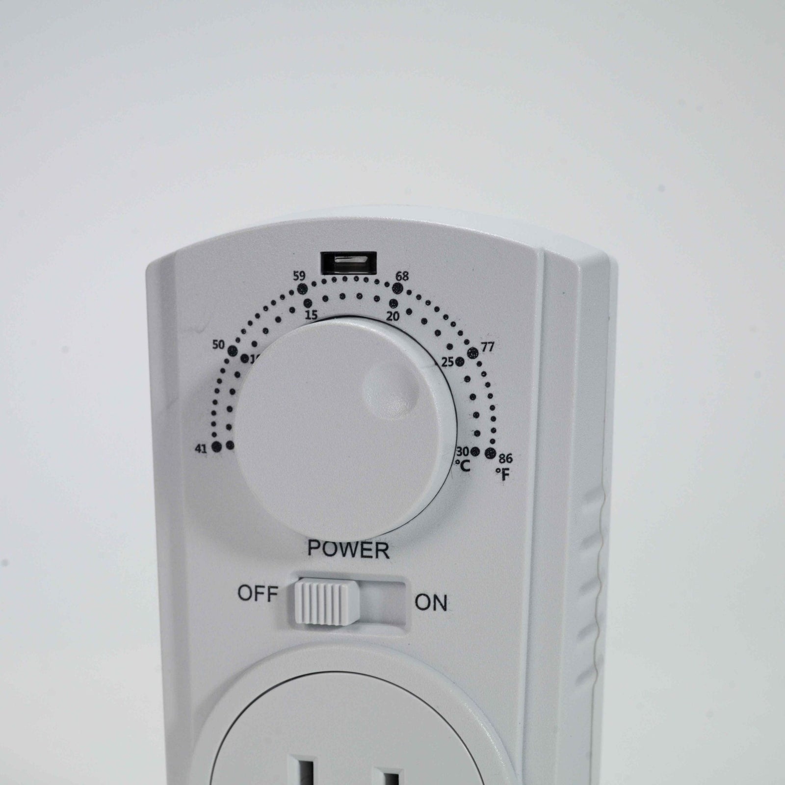 Heater Plug-in Thermostat for Portable Space Heater & AC, White X4X5 - product image 7