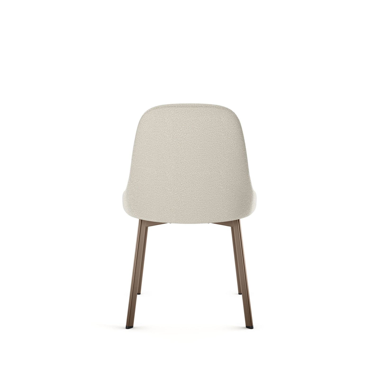 Harper Upholstered Dining Chair, Boucle Polyester Fabric & Bronze Metal Frame J2M4 - product image 4