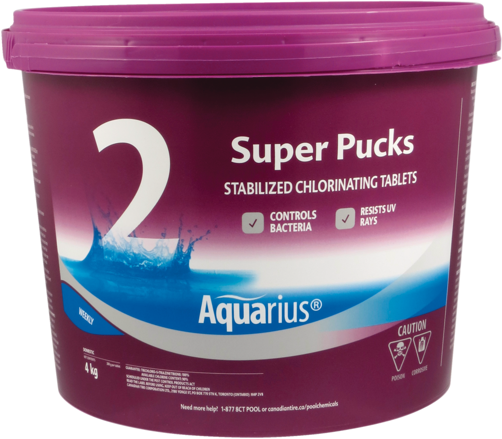 Step 2 Super Pucks Water Stabilized Chlorinating Tablets, 4-kg Y0F5 - product image 1