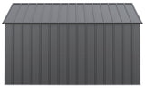 Classic 12x12-ft Charcoal Corrosion-Resistant Metal Shed R1J6 - product image 5
