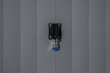 Classic 12x12-ft Charcoal Corrosion-Resistant Metal Shed R1J6 - product image 8