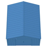 Classic 12x14-ft Blue Grey Corrosion-Resistant Steel Shed V9M1 - product image 4
