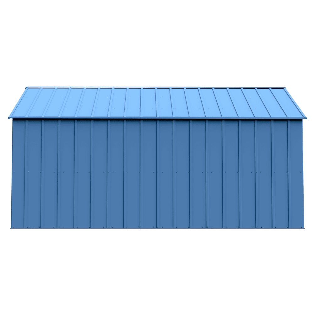 Classic 12x14-ft Blue Grey Corrosion-Resistant Steel Shed V9M1 - product image 5