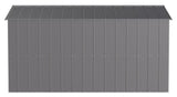 Classic Galvanized Steel Storage Shed, Charcoal, 10-ft x 12-ft V6I1 - product image 5