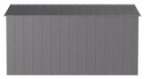Classic Galvanized Steel Storage Shed, Charcoal, 10-ft x 12-ft V6I1 - product image 6