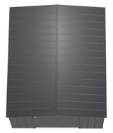 Classic Galvanized Steel Storage Shed, Charcoal, 10-ft x 12-ft V6I1 - product image 7