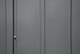 Classic Galvanized Steel Storage Shed, Charcoal, 10-ft x 12-ft V6I1 - product image 8