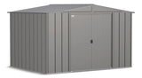 Classic Galvanized Steel Storage Shed, Charcoal, 10-ft x 8-ft B5G3 - product image 1