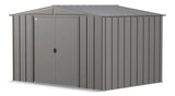 Classic Galvanized Steel Storage Shed, Charcoal, 10-ft x 8-ft B5G3 - product image 2