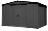 Classic Galvanized Steel Storage Shed, Charcoal, 10-ft x 8-ft B5G3 - product image 3