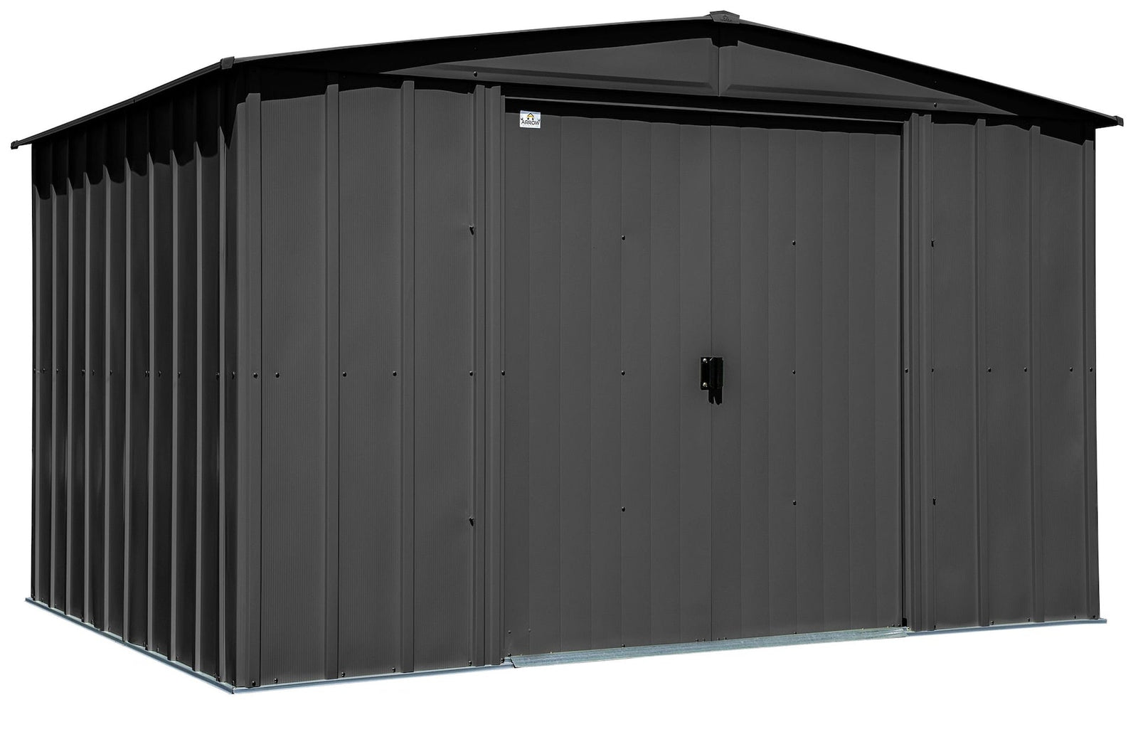 Classic Galvanized Steel Storage Shed, Charcoal, 10-ft x 8-ft B5G3 - product image 4