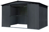 Classic Galvanized Steel Storage Shed, Charcoal, 10-ft x 8-ft B5G3 - product image 7