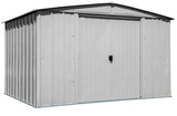 Classic Galvanized Steel Storage Shed, Flute Grey, 10-ft x 8-ft Q5S5 - product image 2