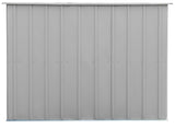 Classic Galvanized Steel Storage Shed, Flute Grey, 10-ft x 8-ft V1J9 - product image 6