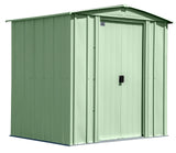 Classic Galvanized Steel Storage Shed, Sage Green, 6-ft x 5-ft C5W0 - product image 2