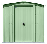 Classic Galvanized Steel Storage Shed, Sage Green, 6-ft x 5-ft I6Q6 - product image 5
