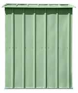 Classic Galvanized Steel Storage Shed, Sage Green, 6-ft x 5-ft I6Q6 - product image 6