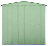 Classic Galvanized Steel Storage Shed, Sage Green, 6-ft x 5-ft I6Q6 - product image 7