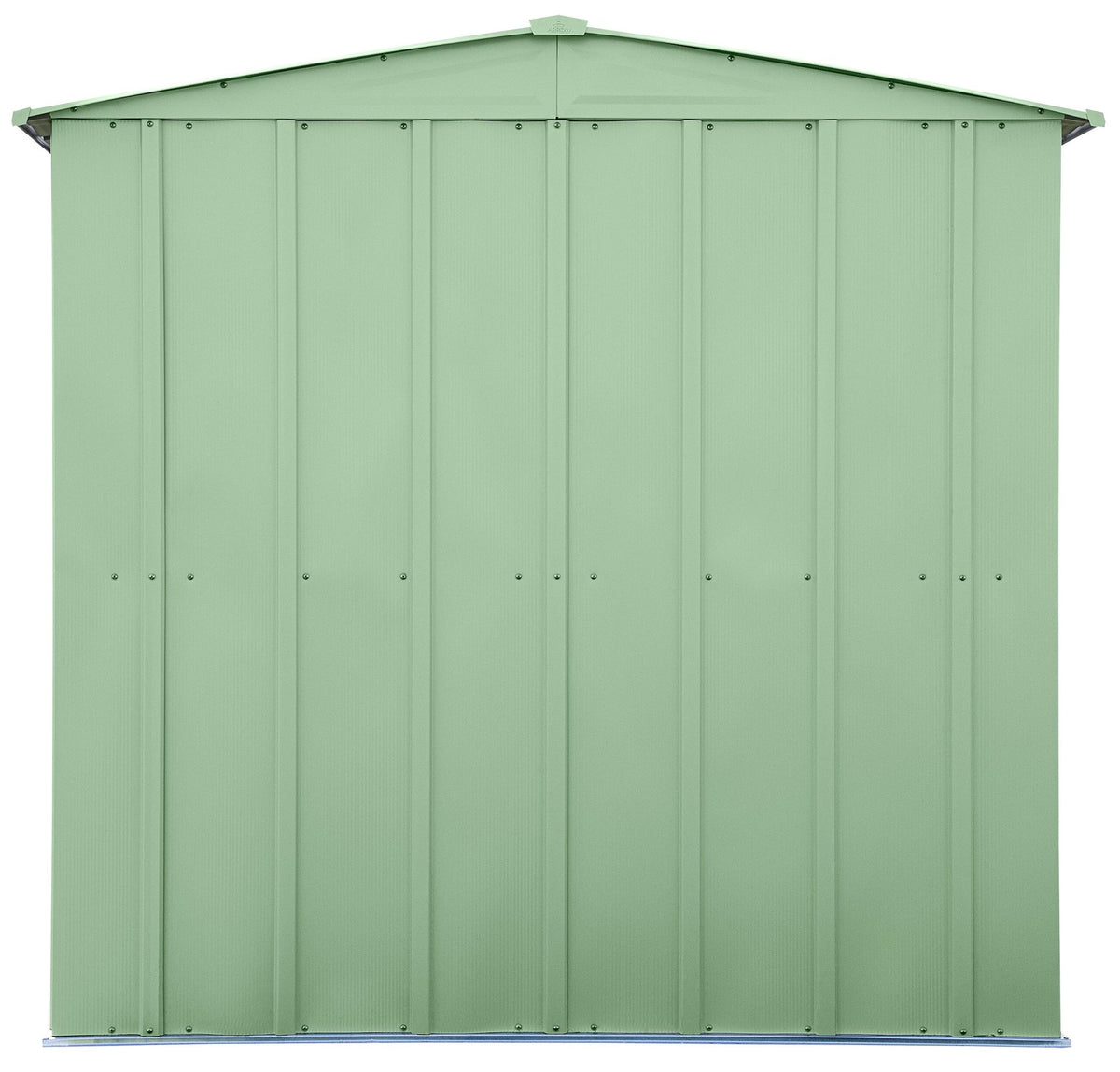Classic Galvanized Steel Storage Shed, Sage Green, 6-ft x 5-ft I6Q6 - product image 7