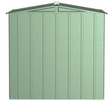 Classic Galvanized Steel Storage Shed, Sage Green, 6-ft x 5-ft I6Q6 - product image 8