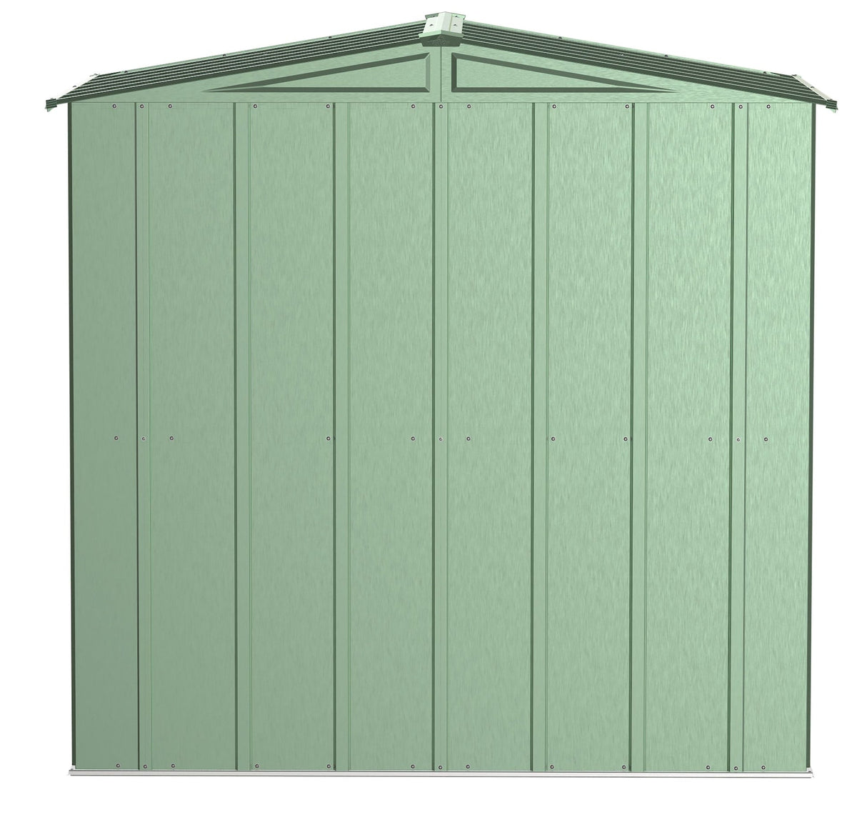Classic Galvanized Steel Storage Shed, Sage Green, 6-ft x 5-ft I6Q6 - product image 8