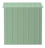 Classic Galvanized Steel Storage Shed, Sage Green, 8-ft x 6-ft M7N5 - product image 4