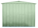 Classic Galvanized Steel Storage Shed, Sage Green, 8-ft x 6-ft M7N5 - product image 7
