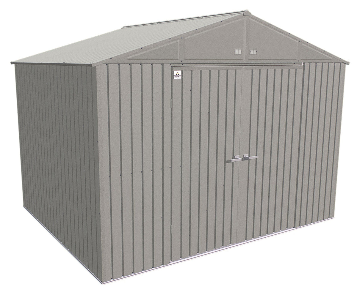 Elite 12x16-ft Cool Grey Corrosion-Resistant Steel Shed X1G9 - product image 1