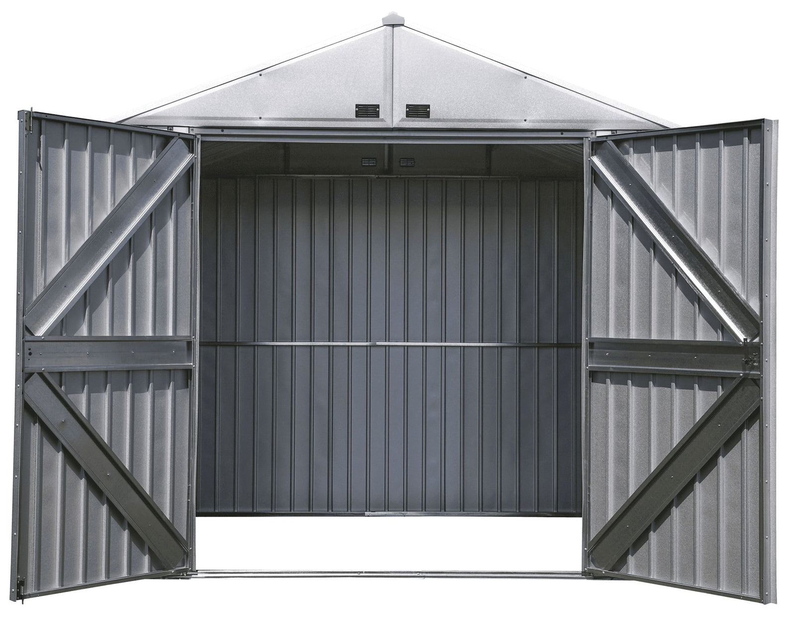 Elite 8x6-ft Corrosion-Resistant Steel Storage Shed Z1N2 - product image 6