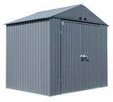 Elite Steel Storage Shed, Anthracite, 8-ft x 6-ft X4U5 - product image 2